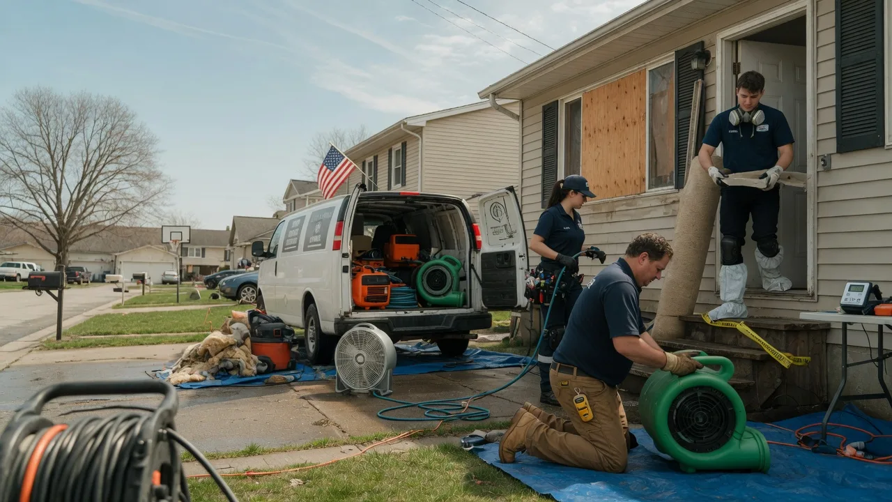 Water Damage Restoration in Brisbin, PA near me